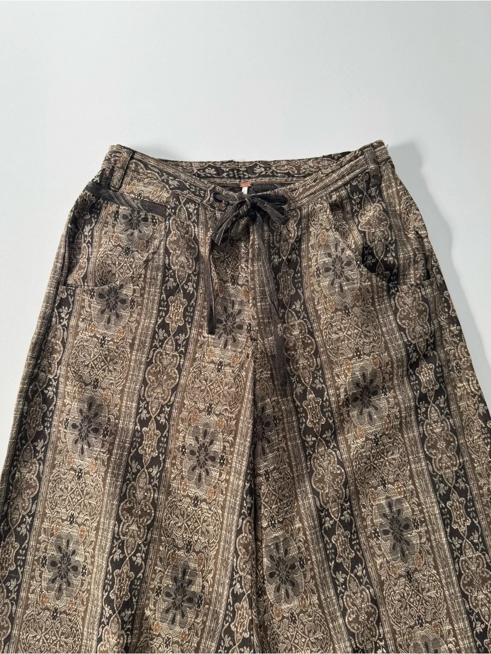 Free People Dahlia Wide Leg Pants in Original Combo | 10 NWT